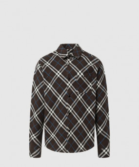 버버리 체크 울 셔츠