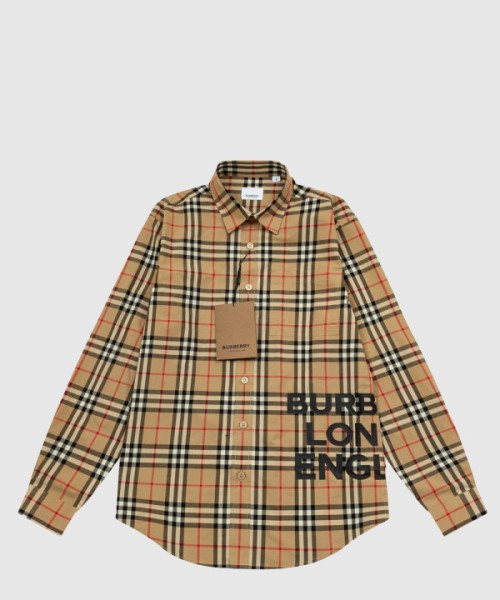 버버리 체크 셔츠