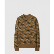 버버리 프린트 니트 톱