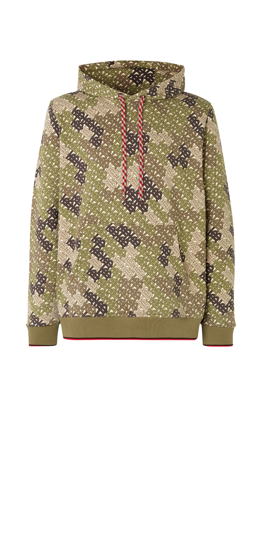 버버리 로고 프린트 면 톱