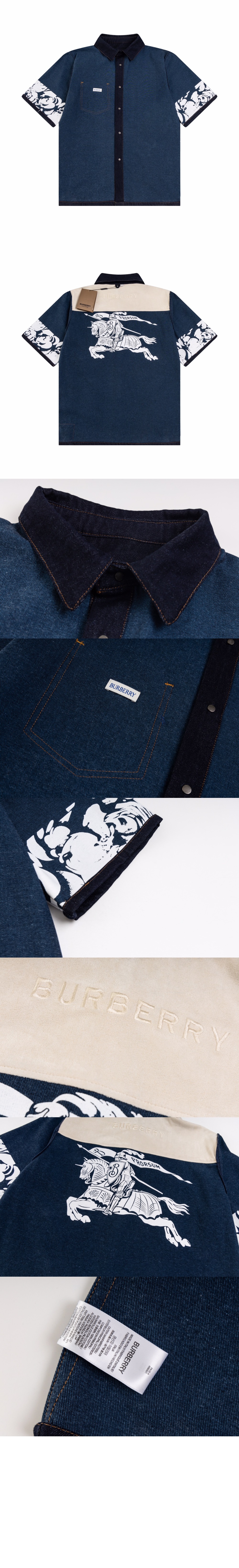 버버리 셔츠 톱