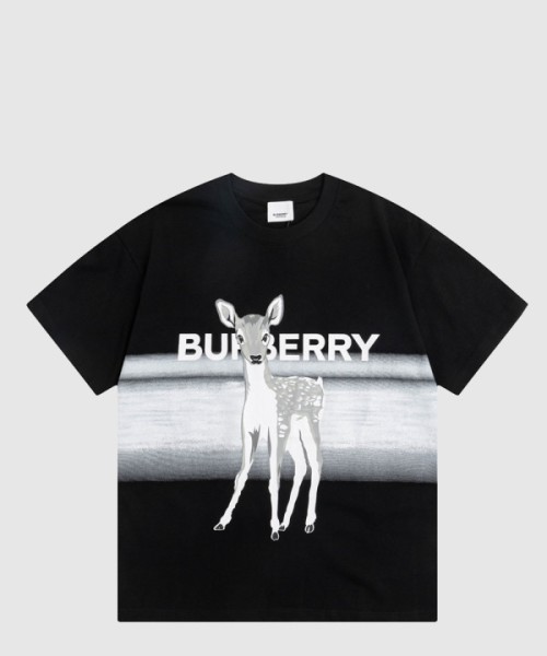 버버리 로고 프린트 반팔