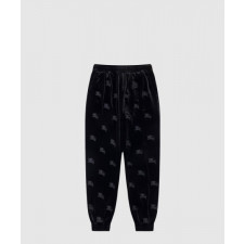 버버리 로고 프린트 팬츠