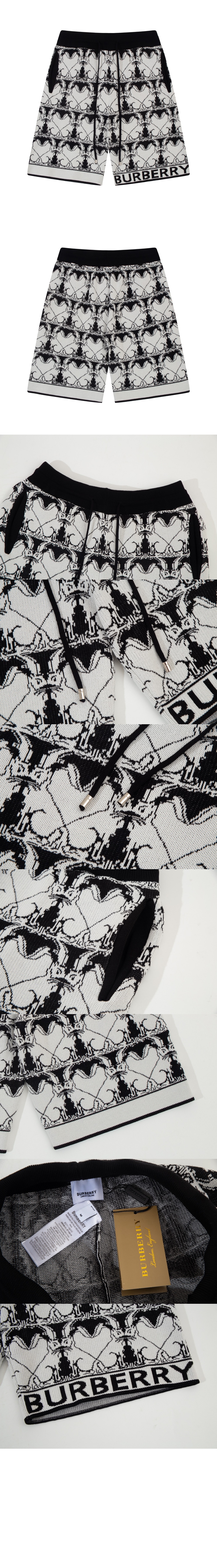 버버리 로고 프린트 니트 톱