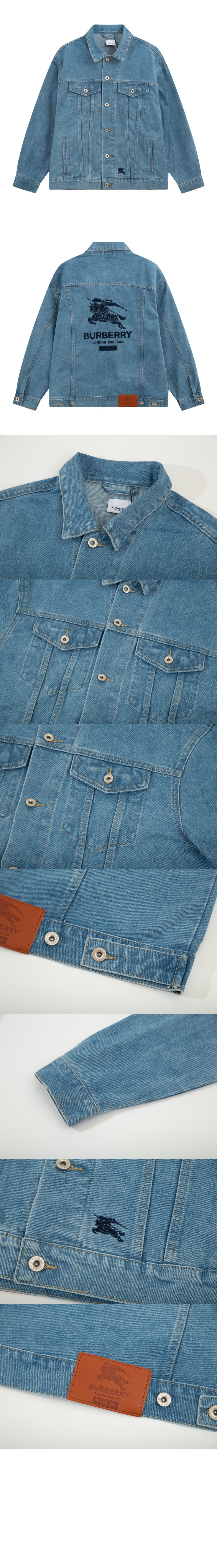 버버리 데님 재킷