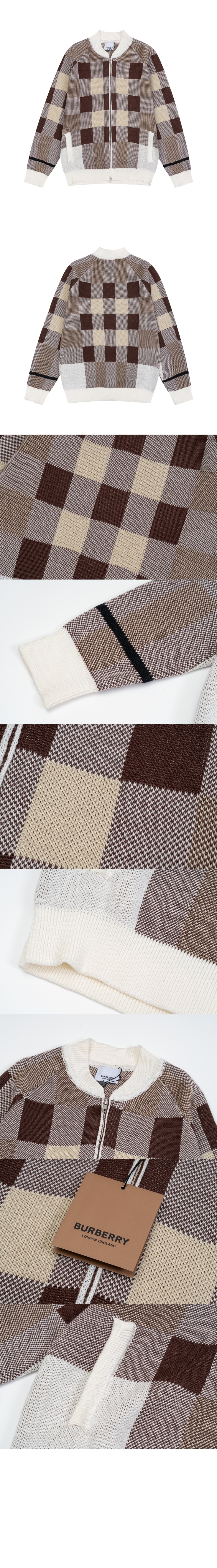 버버리 니트 카디건