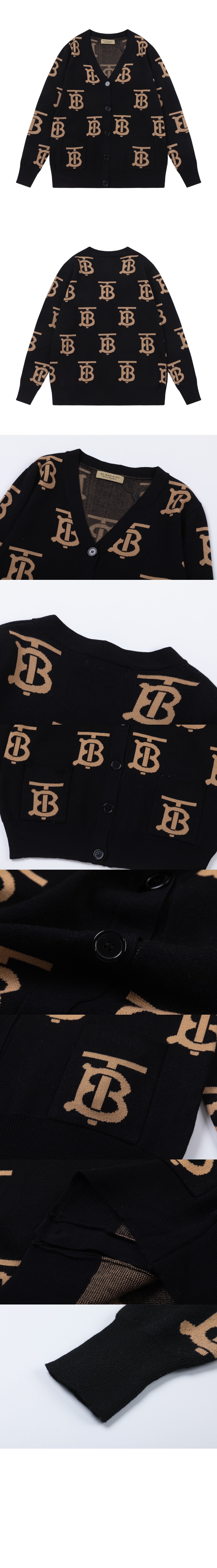 버버리 니트 카디건