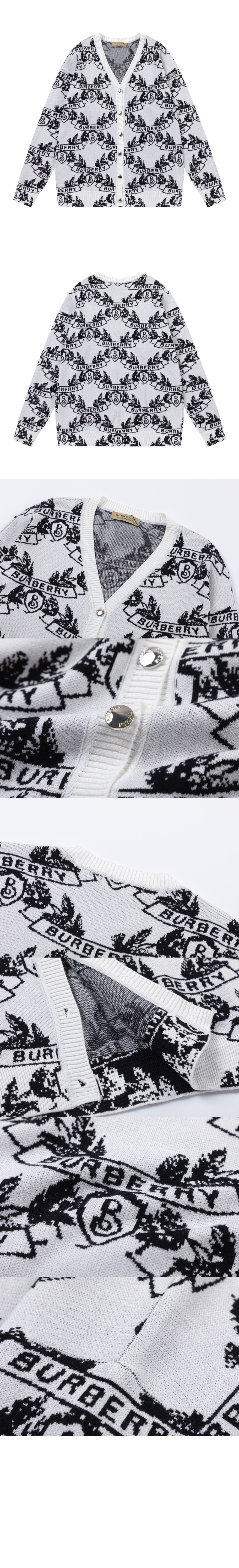 버버리 니트 카디건