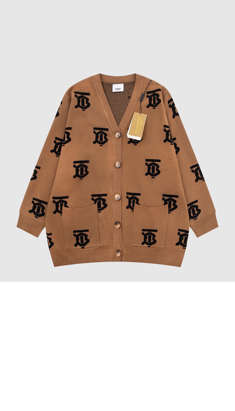 버버리 니트 카디건