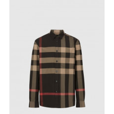 버버리 체크 로고 셔츠