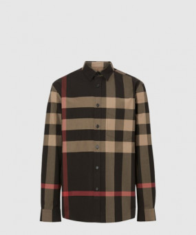 버버리 체크 로고 셔츠
