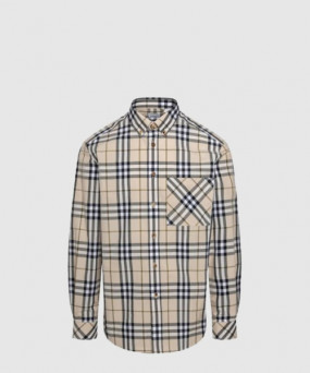 버버리 체크 로고 셔츠