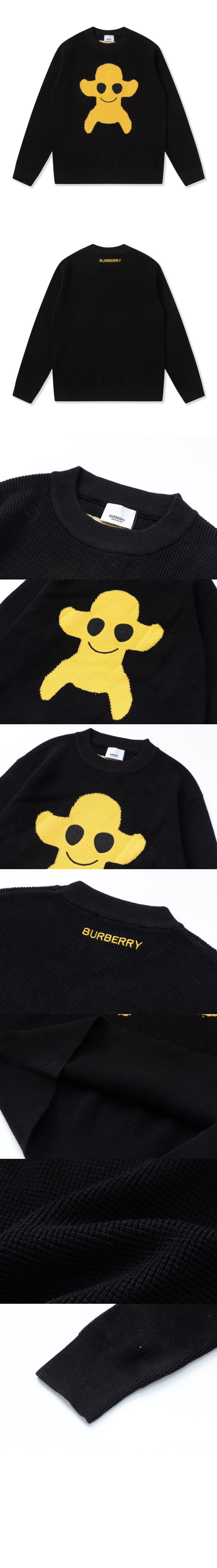 버버리 로고 면 톱