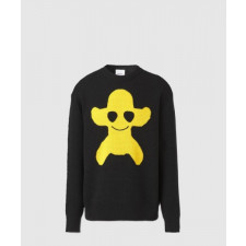 버버리 로고 면 톱