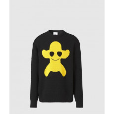 버버리 로고 면 톱