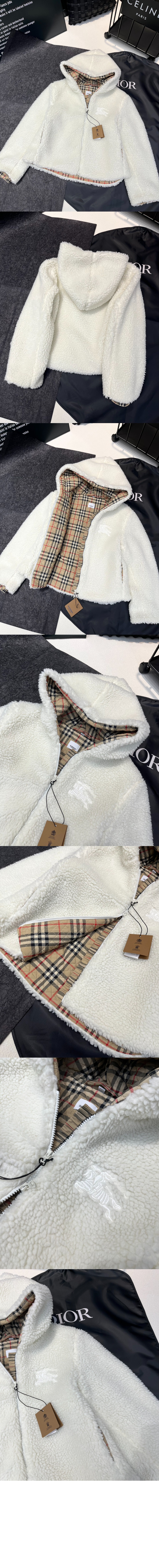 버버리 플리스 재킷