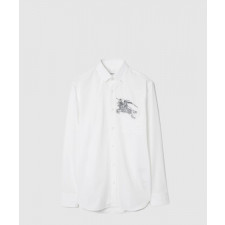 버버리 모노그램코튼 슬림핏 셔츠