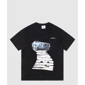 버버리 플라워 코튼 티셔츠