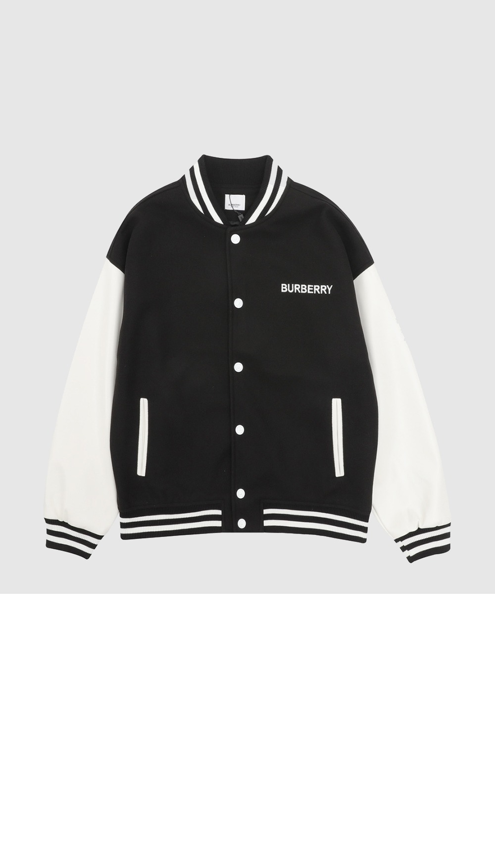 버버리 로고 야구 점퍼