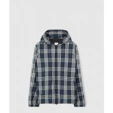 버버리 체크 나일론 재킷