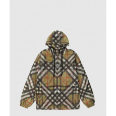 버버리 체크 나일론 재킷
