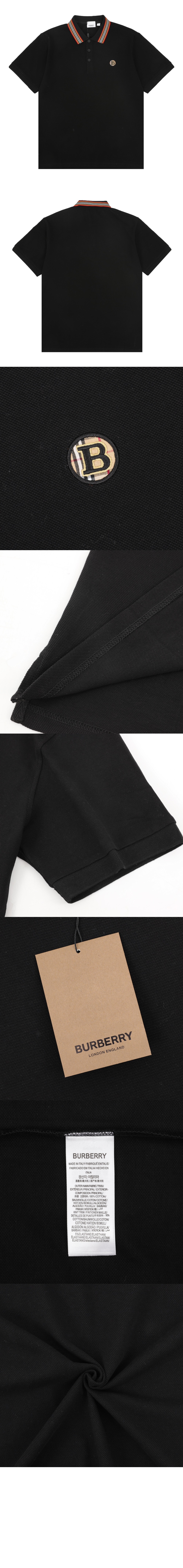 버버리 코튼 폴로셔츠