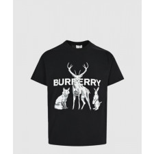 버버리 플라워 코튼 티셔츠