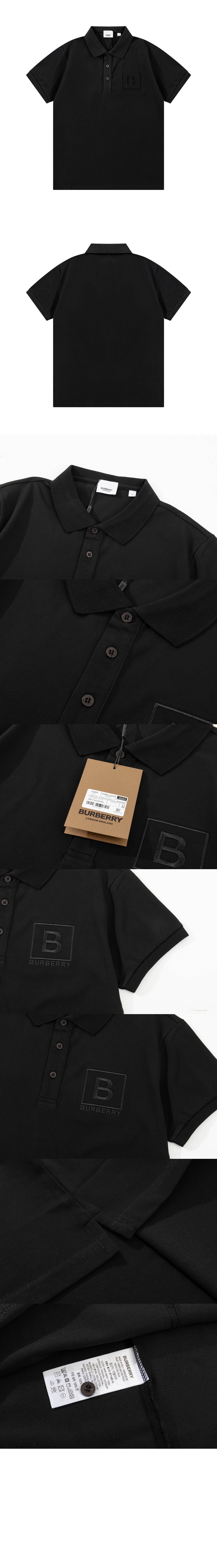 버버리 코튼 폴로셔츠