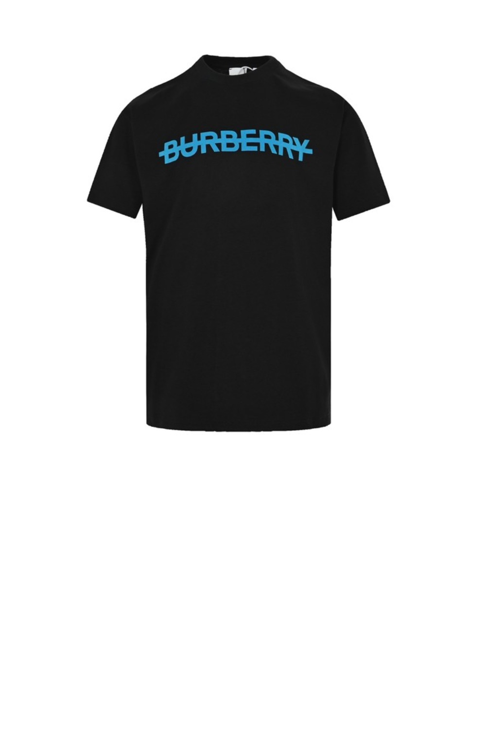 버버리 로고 코튼 티셔츠