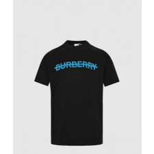 버버리 로고 코튼 티셔츠