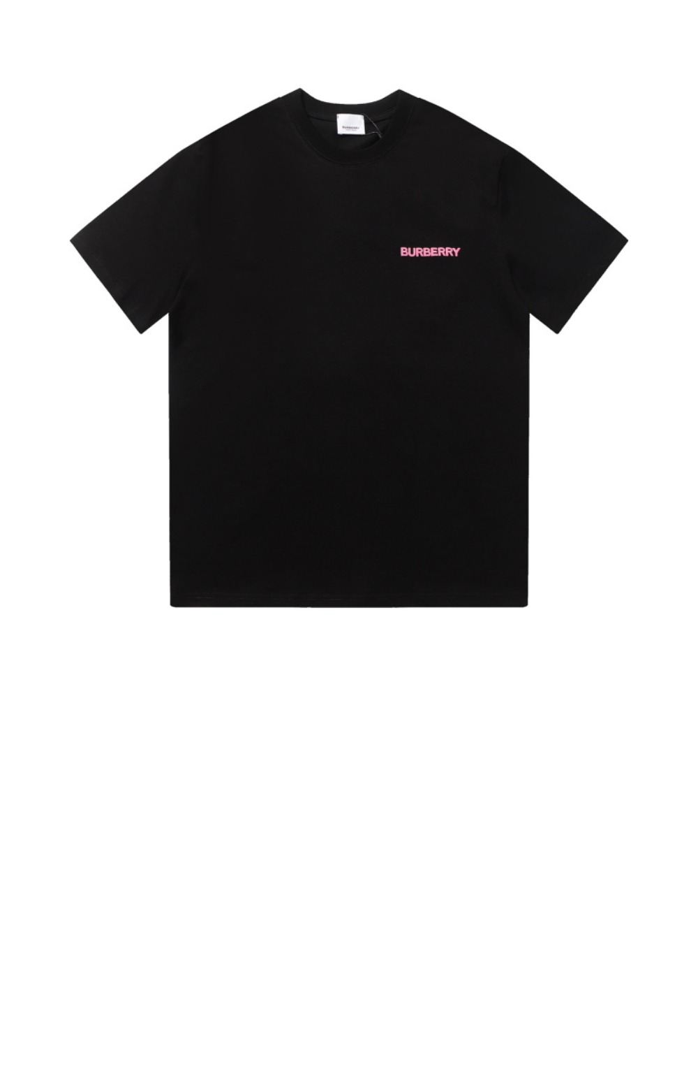 버버리 로고 코튼 티셔츠