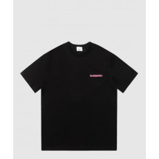 버버리 로고 코튼 티셔츠