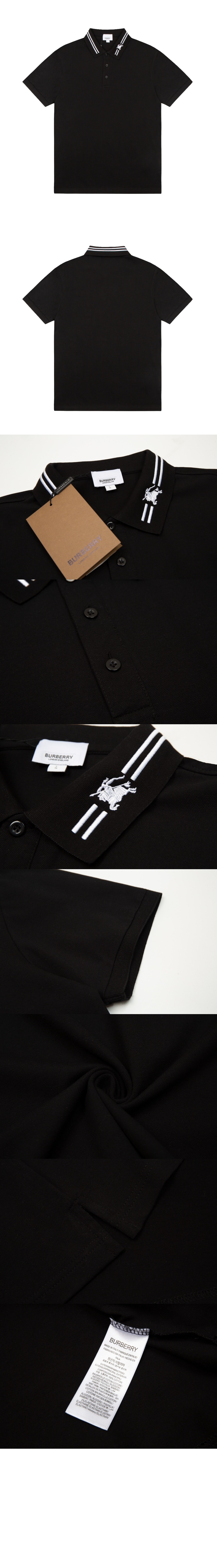 버버리 코튼 폴로셔츠