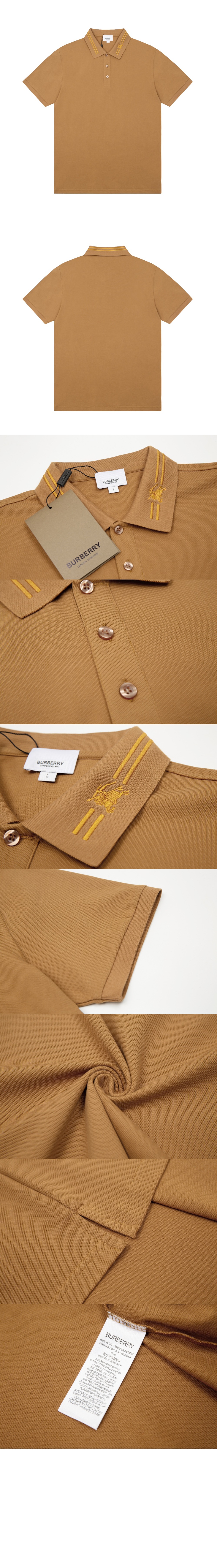 버버리 코튼 폴로셔츠