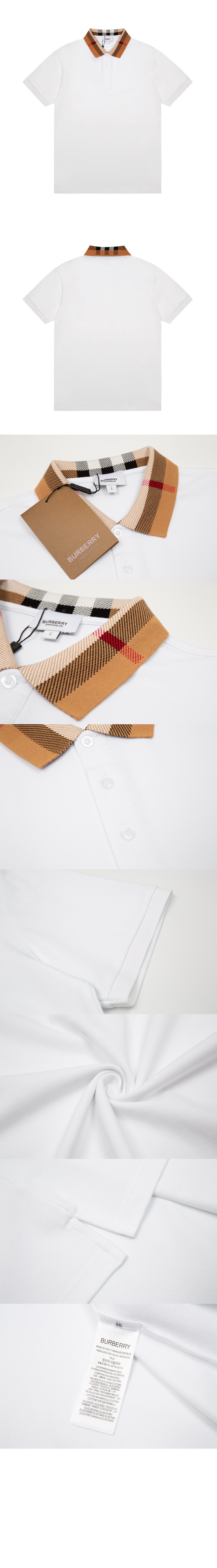 버버리 코튼 폴로셔츠