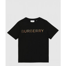 버버리 로고 코튼 저지 티셔츠