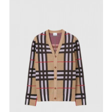 버버리 체크 테크니컬 코튼 가디건