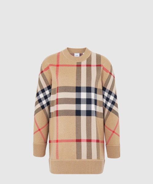 버버리 풀 오버 니트