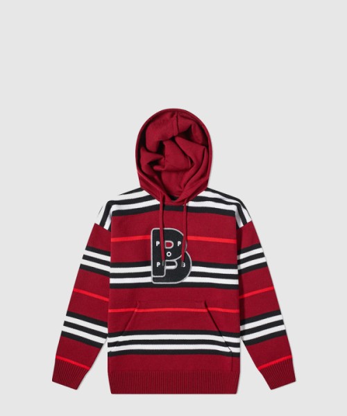 버버리 컴퍼니 니트 후드