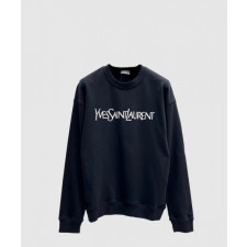 생로랑 로고 프린트 면 톱