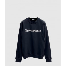 생로랑 로고 프린트 면 톱