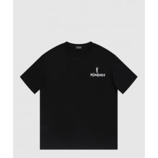 생로랑 로고 프린트 반팔