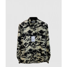 생로랑 로고 프린트 긴팔