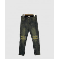 생로랑 로고 캐주얼 팬츠