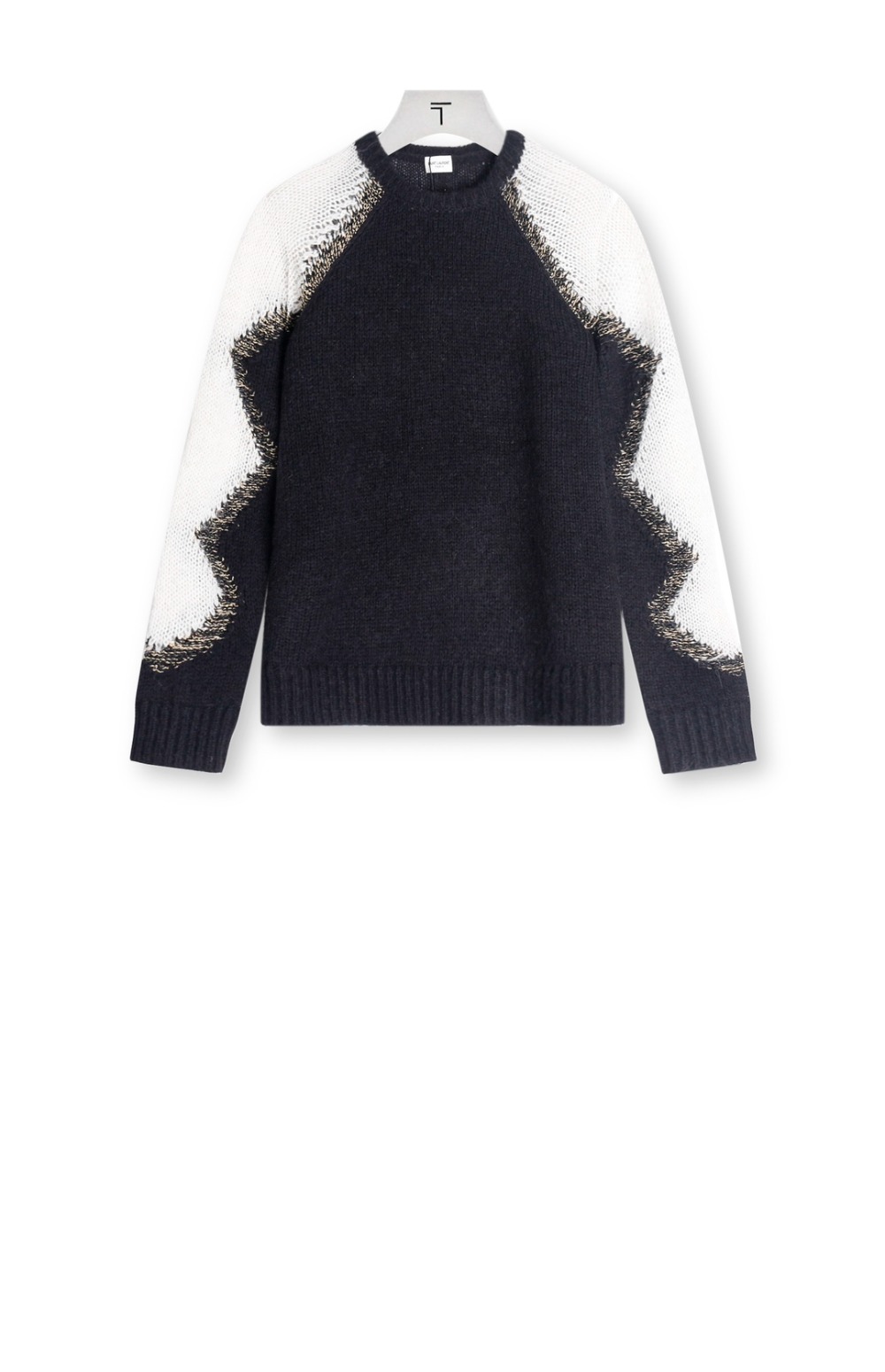 생로랑 플라워 코튼 톱