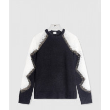 생로랑 플라워 코튼 톱