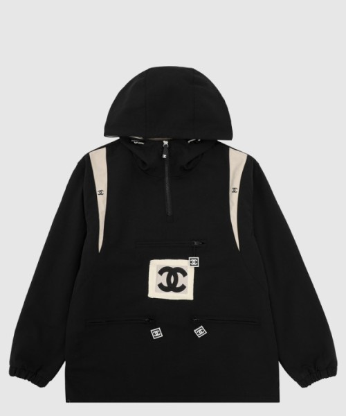 샤넬 로고 프린트 재킷