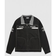 샤넬 로고 프린트 재킷