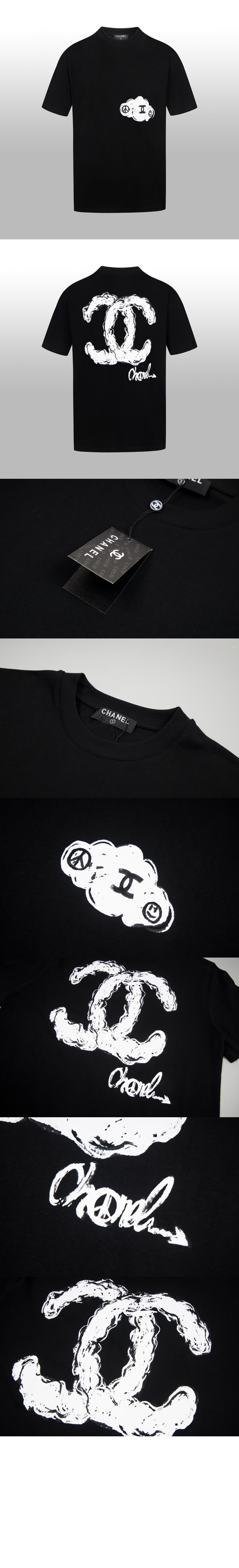 샤넬 플라워 코튼 톱