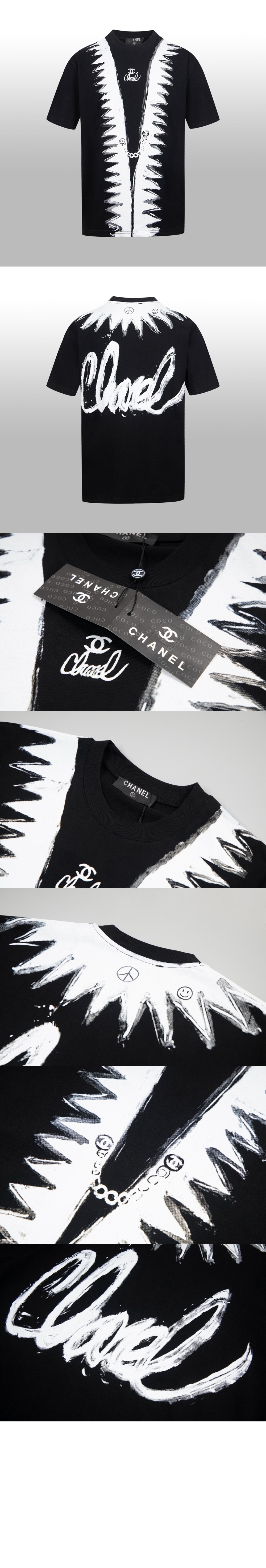 샤넬 플라워 코튼 톱